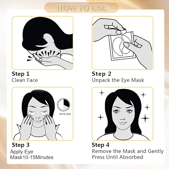 Premium Under Eye Patches, Gel Eye Patches Hydrating & Refresh for Puffy Eyes, Under Eye Bags & Dark Circles, Natural Collagen Eye Gels Pads, Crystal Anti-Aging Eye Mask (Light blue)