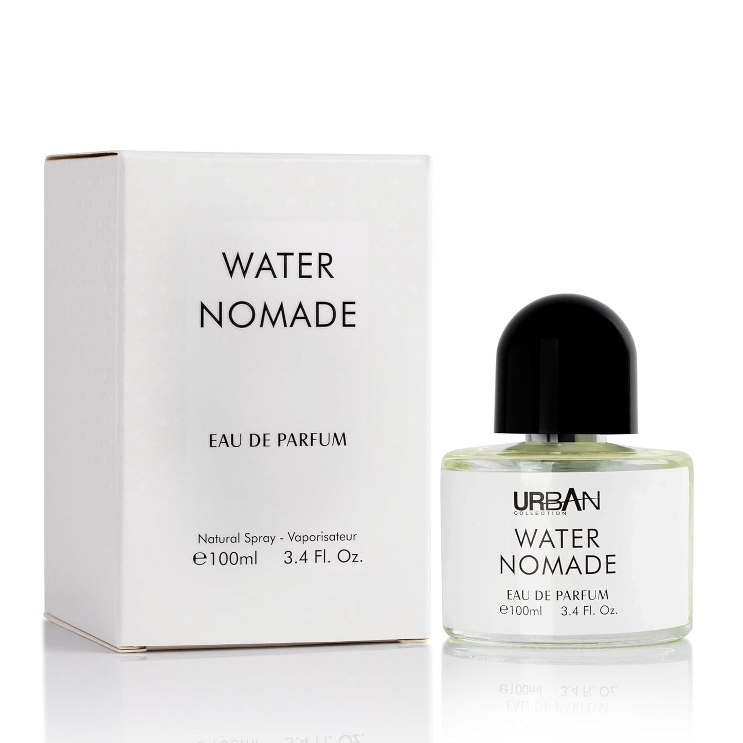 Water Nomade Parfume for Women & Men - Woody Aromatic Fragrance - Top Notes of Bergamot, Lemon, Pepper and Juniper Berries - Base Scents of Amber, Vanilla & Sandalwood - Elegant 100ml Bottle