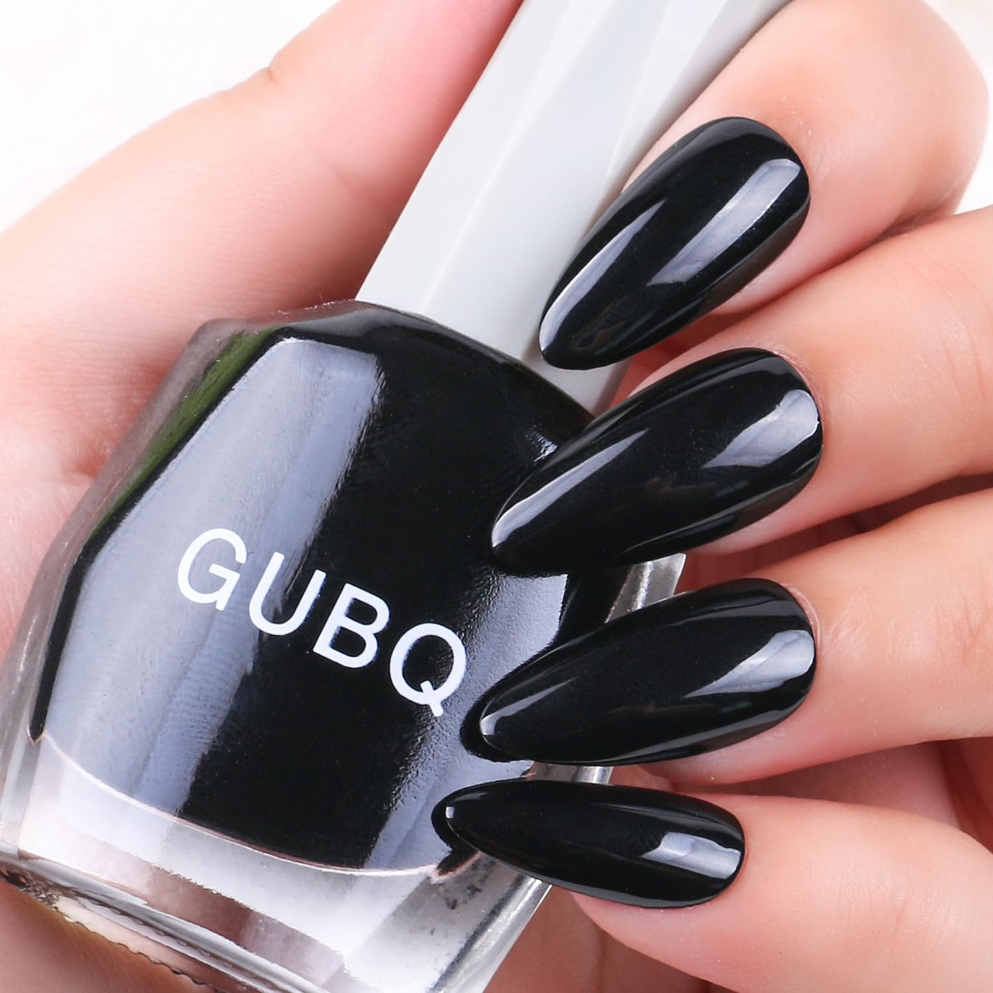 Major Dijit Quick Dry Nail Polish 12ml/0.41fl oz Black Regular Nail Lacquer Fast Drying & Long Lasting Nail Polish Nail Art Effect for Nail Salon