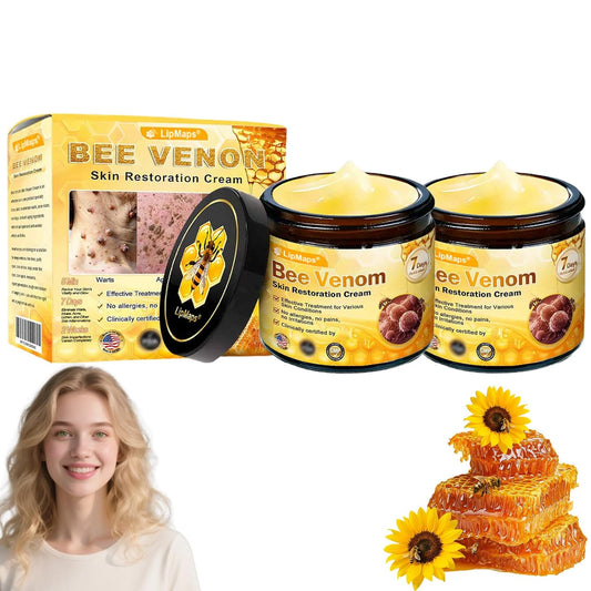 LipMaps Bee Venom Skin Restoration Cream, Bee Venom Skin Treatment Cream, Repair skin and Firming, Effective In Reducing Blemishes (2)