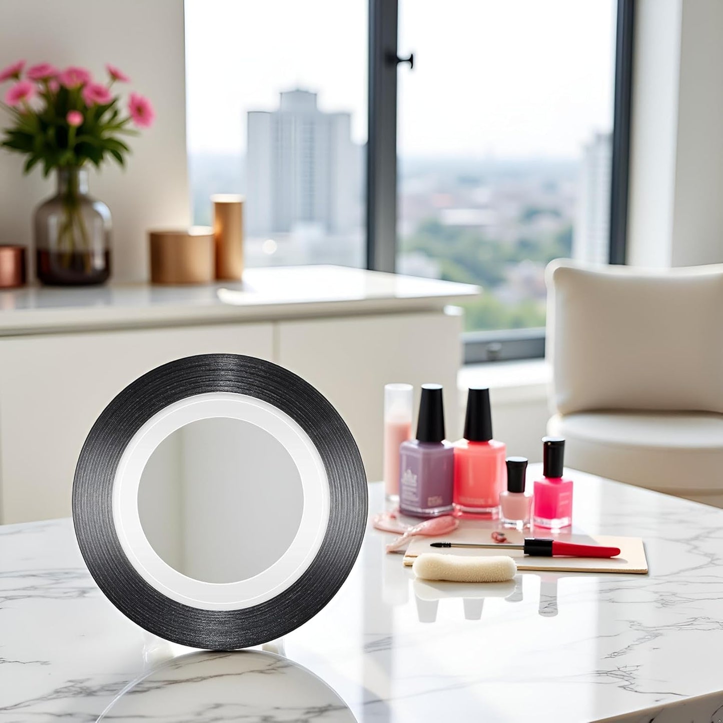 1Pc Nail Art Striping Tape Line Black Nail Art Decoration Nail Sticker Nail Striping Decal Foil Tips Tape Line Manicure Salon DIY Home Nail Art Striping Tape Lines