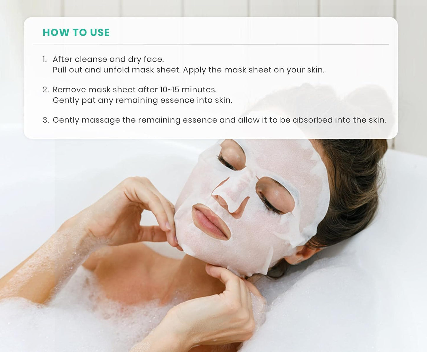 Veraclara] Facial Face Mask | Korean Skin Care Mask… (32-REAL-COMBO-A)