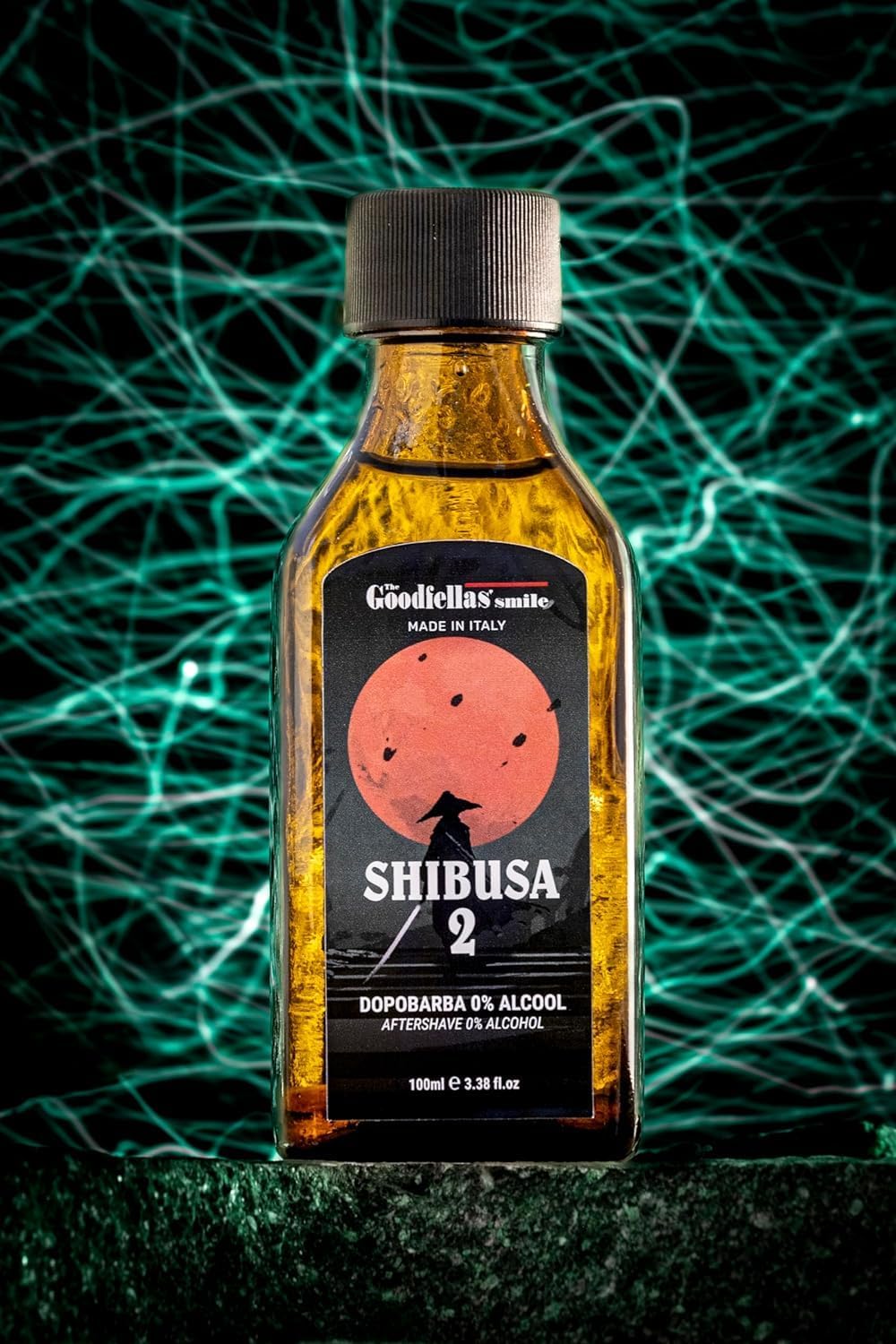 The Goodfellas' smile Alcohol-Free Soothing Aftershave Splash/Tonic, Made in Italy, 100 ml, 3.38 oz (Bergamot Orange, Musk & Cedar/SHIBUSA 2)