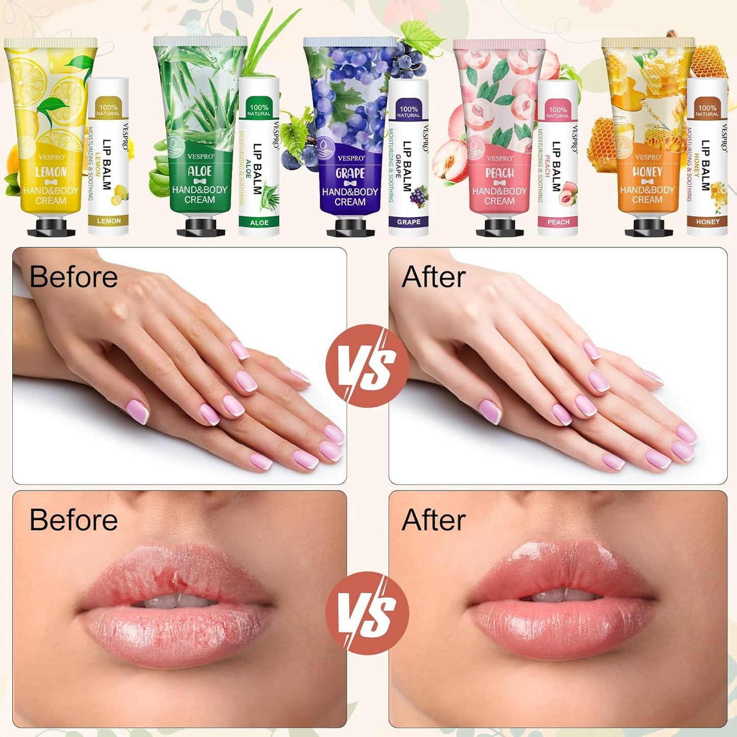 30 Sets Bulk Hand Lotion and Bulk Lip Balm Gifts, Bridal Shower Favors, Bridesmaid Gifts and Wedding Favors for Guests with Thank You Card and Organza Bags, Employee Appreciation Gifts, Birthday Gifts