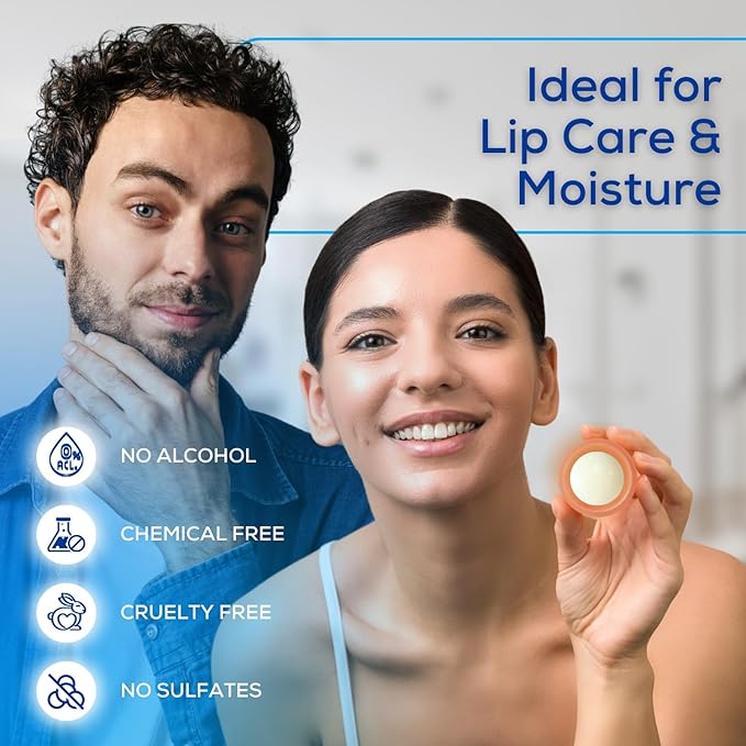 SoftBeso Lip Balm (Rose Gold-Vanilla) Flavored Lip Care | Lip Balm for Beautiful, Soft Lips | For Dry and Chapped Lips| Vegan| Clean ingredients