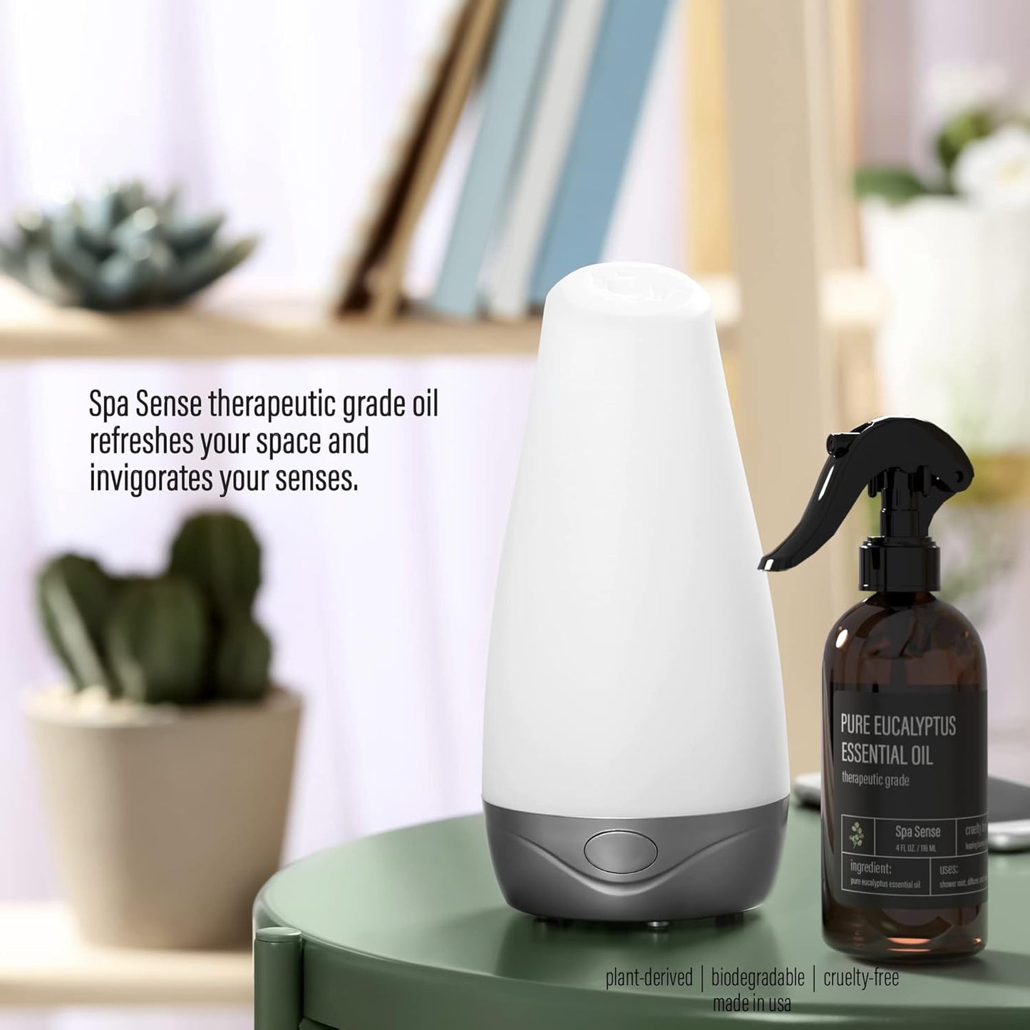 Pure Eucalyptus Oil Shower Mist and Steam Room Spray - Room Spray and Eucalyptus Spray for Shower - Premium Aromatherapy Eucalyptus Essential Oil Spray - 8 Ounce, 2 Pack