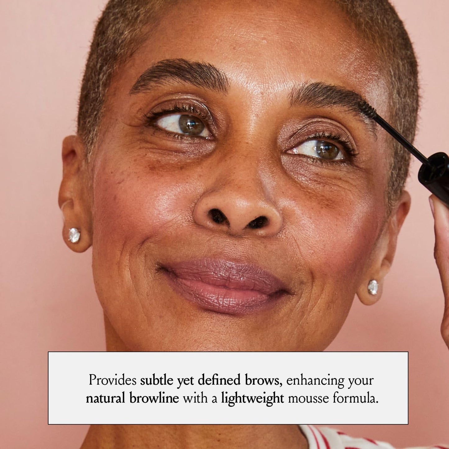 Boom Brow ™ Easy-to-Apply Lightweight Brow Mousse, Moisturizing, Subtle Definition, Volume, Shape & Color Enhancement, Boom Beauty By Cindy Joseph Cosmetics - (Medium Brown)