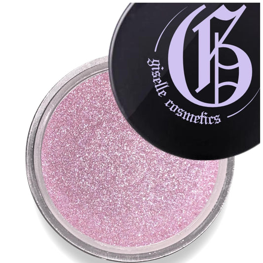 Silver Pink Mineral Loose Eyeshadow - Organic Sparkle and Shimmer Eyeshadow Palette - Highlighter Makeup with Light Pink, Purple, Lavender, Rose Gold, Metallic & Hot Pink Tones
