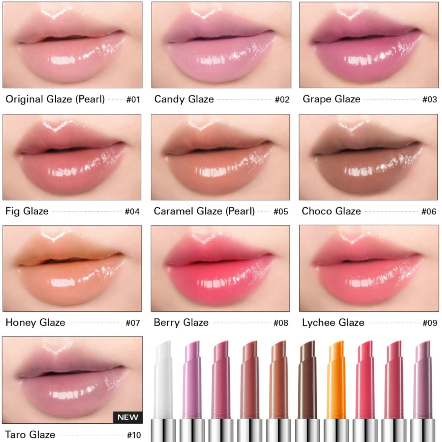 BBIA Over Glaze Stick - Lip Plumping Gloss Melting Balm Lipstick, Intensive Volume Up, High Shine & Glossy, Ultra Watery Moisturizing & Volumizing, Glowy Texture, Korean Lip Makeup (02 CANDY GLAZE)