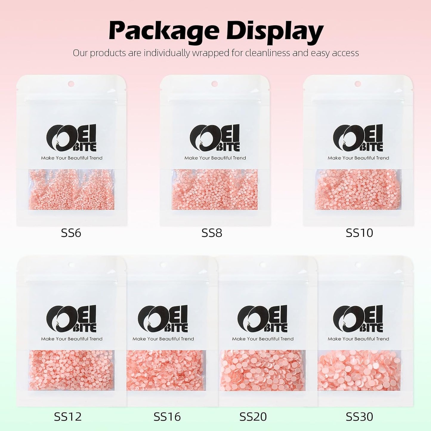 Mocha Lt.red Flatback Rhinestones, Glass Rhinestones for Nail Art and Craft, Glue Fix, Loose Crystal Gemstones(Mocha Lt.red, SS16, 1440pcs, 3.8-4.0mm)