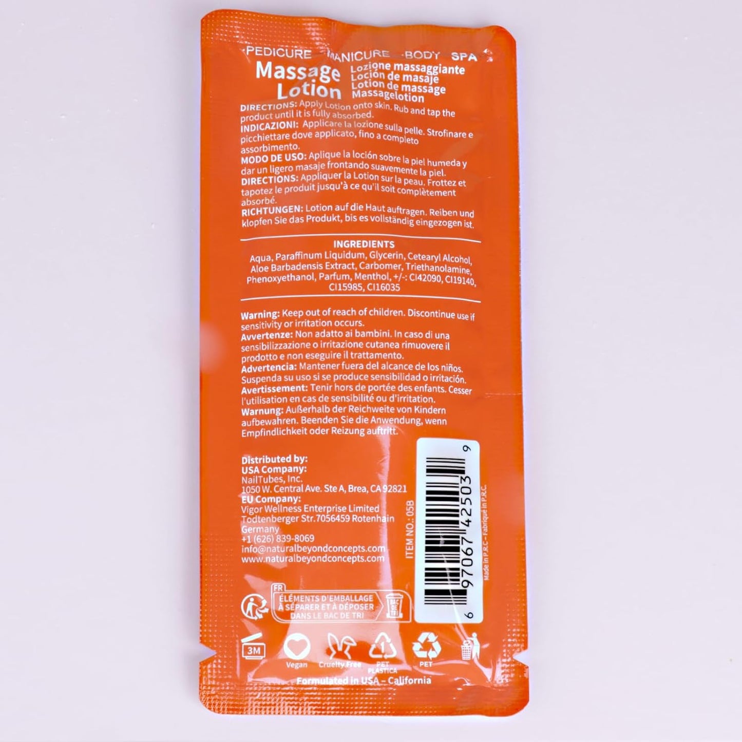 Pedicure Kit Foot Soak Set: Bubble Salt, Sugar Scrub, Massage Mask, Massage Lotion in a Box, 4 Step Foot Spa Kit for Dry Feet, Softens Calluses, Soothes Sore and Tired Feet (Mango)