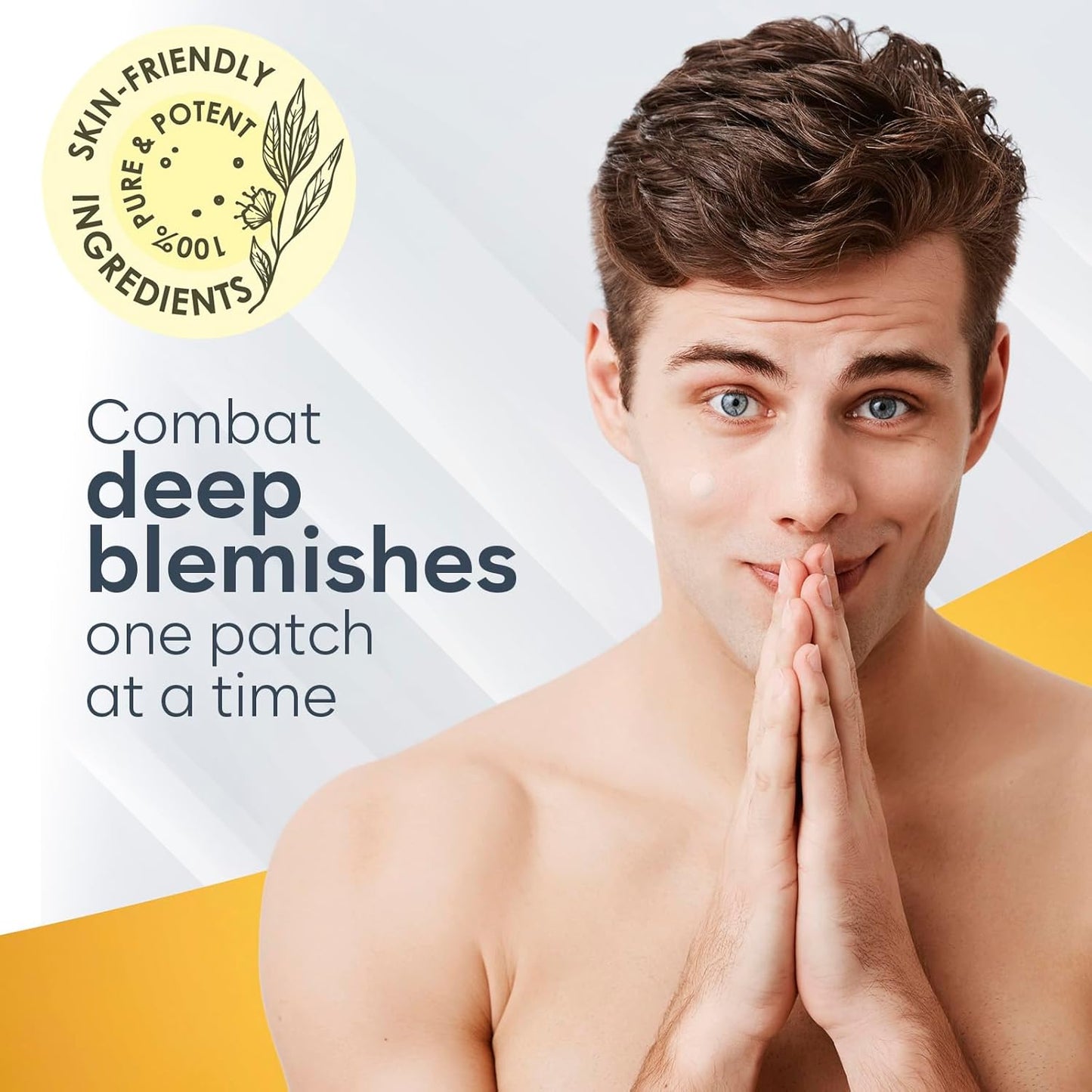 Microdart Acne Patch, Zit Patches for Cystic Acne Overnight Care, Cystic Acne Coverage, Pimple Patches Microdart Technology - Salicylic & Hyaluronic Acid (24 Count)