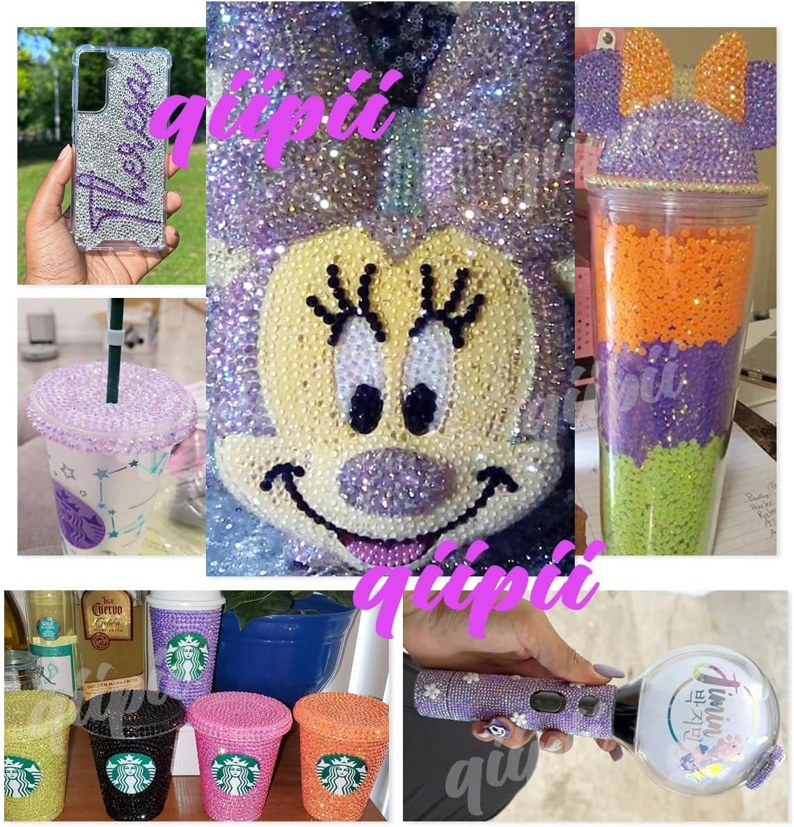 16000PCS Orange AB Resin Rhinestones for Crafting 3mm 4mm 5mm Flatback Jelly Stones Bulk SS10 SS16 SS20 Diamonds Gems for Face Eyes Makeup Mugs Tumblers Bottles DIY Crafts Clothes Shoes Phones