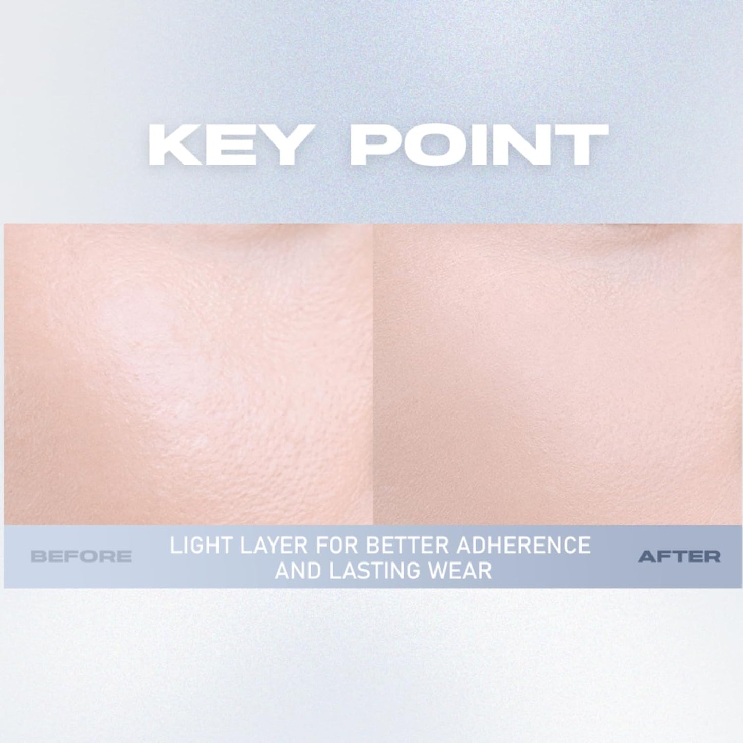 Air Fit Powder Pact 0.28oz - Makeup Fixing Pressed Powder Compact with Mirror and Puff Airy & Light Texture Face Blur Setting Finishing Translucent Sebum Control Lightweight Vegan Formula