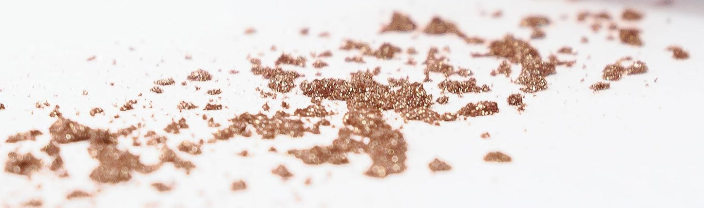 Adobe Glaze Copper Bronze Light Red Pink Loose Eyeshadow Powder Pigment, Single Glitter Mineral Dust Jar Pot, Vegan, Talc & Paraben Free, No Animal Testing & Cruelty Free