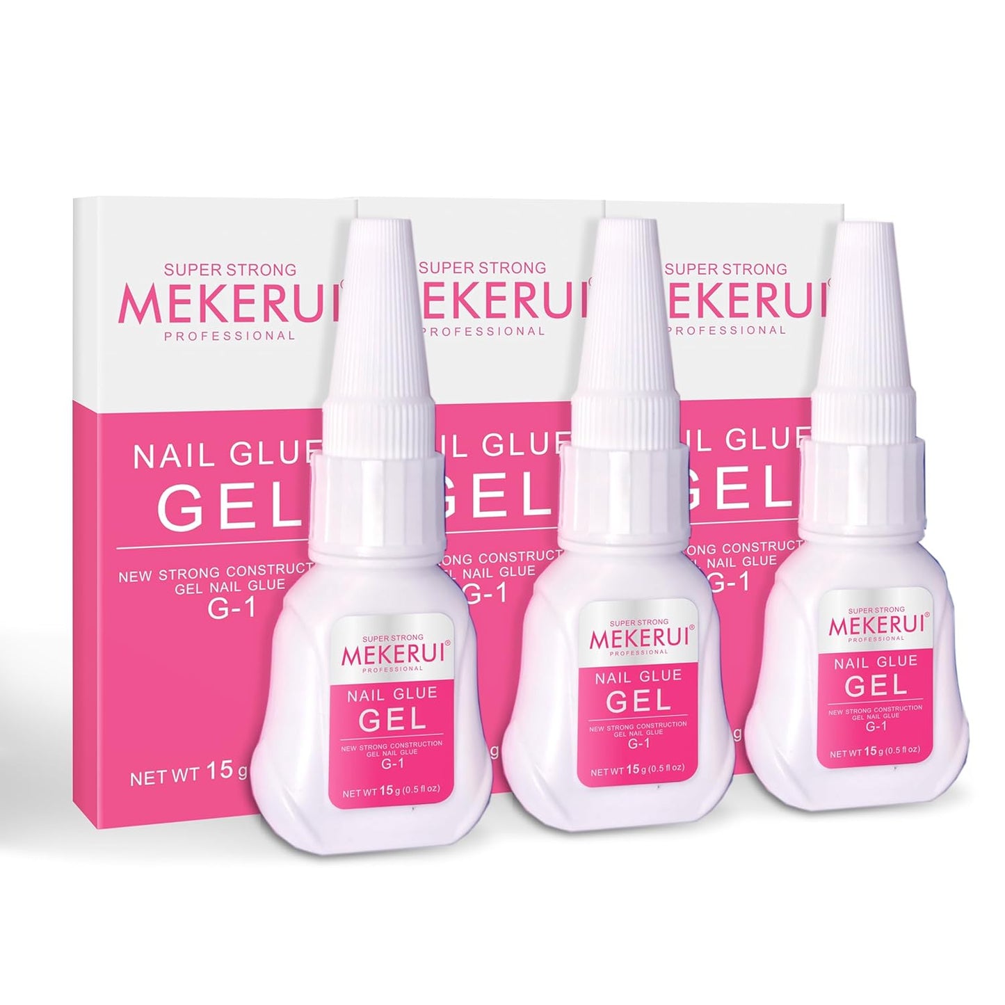 Super Strong Nail Glue for Press on Nails Resists Dripping and Clogging. It Dries Rapidly in 7 Seconds sans UV Light, Offers Long Lasting 30+ Days, is Waterproof, and Meets Professional Salon