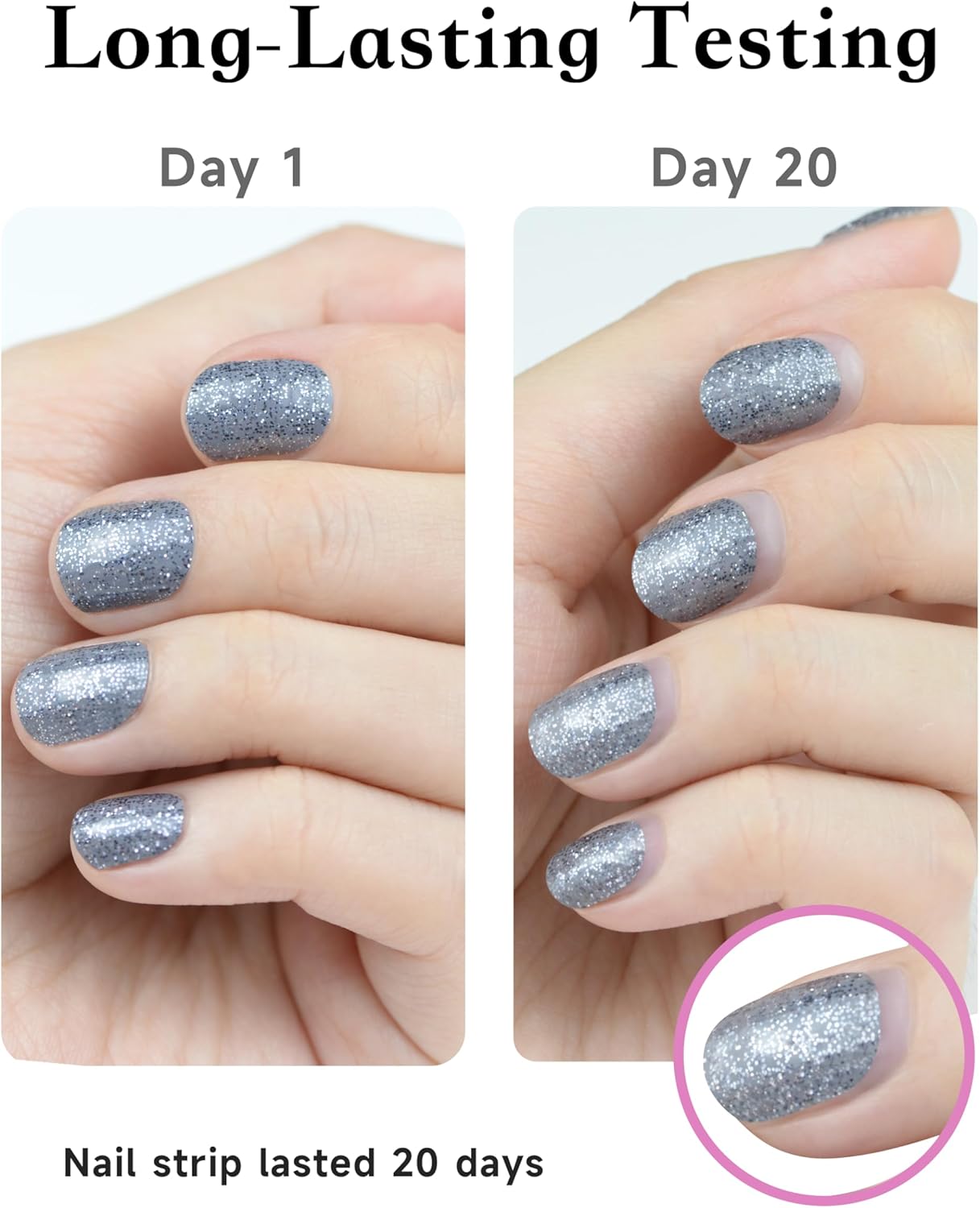 Nail Polish Strips, 44PCS Salon Quality Wraps with Top Coat, Long Lasting Gel Nail Stickers for Women Easy Apply& Remove (Eating Gingersnap Yellow)