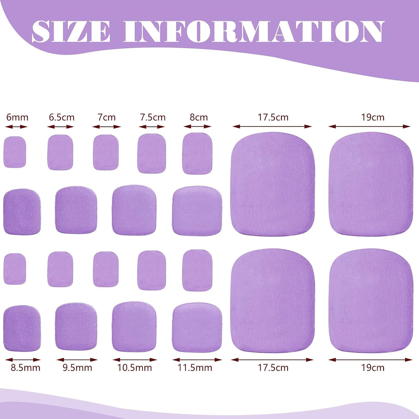 Maitys 352 Pieces 16 Sheets Toenail Polish Stickers Strips Adhesive Toe Nail Wraps Full Wraps Polish Strips DIY Manicure Decal with 2 Pieces Nail Files(Vibrant Color)