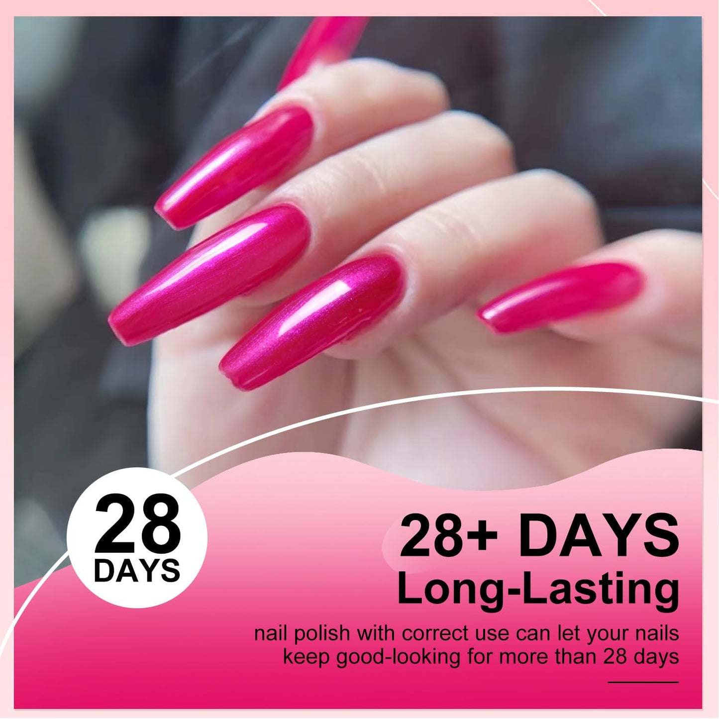 Major Dijit Quick Dry Nail Polish 12ml/0.41fl oz Crimson Regular Nail Lacquer Fast Drying & Long Lasting Nail Polish Nail Art Effect for Nail Salon