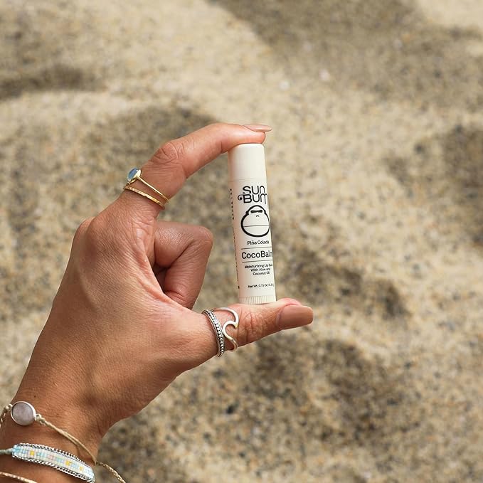 Sun Bum Piña Colada Cocobalm | Hydrating Lip Balm with Aloe | Hypoallergenic, Paraben Free, Silicone Free, | 0.15oz Stick (20-48058)