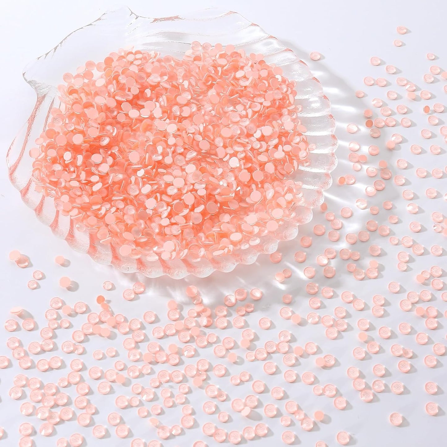 Mocha Lt.red Flatback Rhinestones, Glass Rhinestones for Nail Art and Craft, Glue Fix, Loose Crystal Gemstones(Mocha Lt.red, SS8, 1440pcs, 2.3-2.5mm)