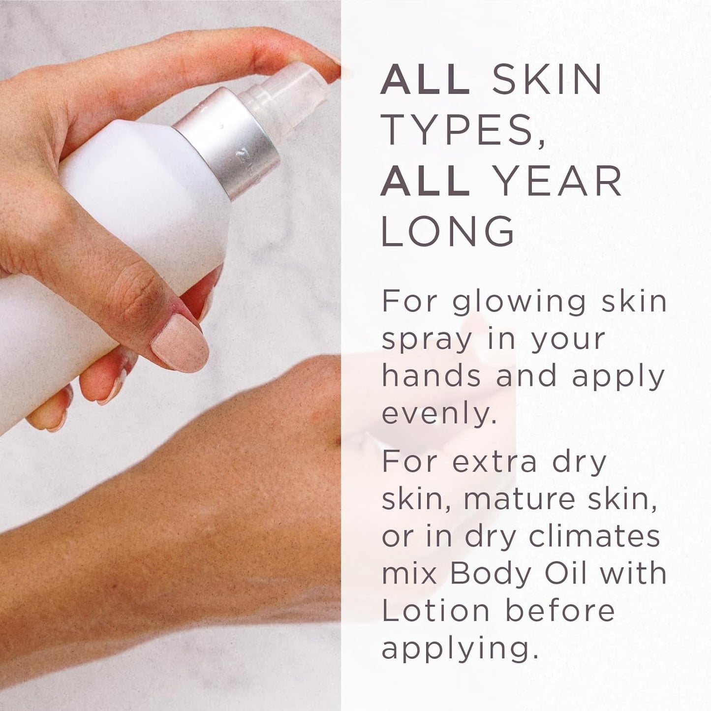 Zents Luminous Cashmere Body Oil (Petal Fragrance) | Moisturizing Body Oil with Vitamin E & Organic Coconut Oil | Softens & Smooths Skin | 8 fl oz