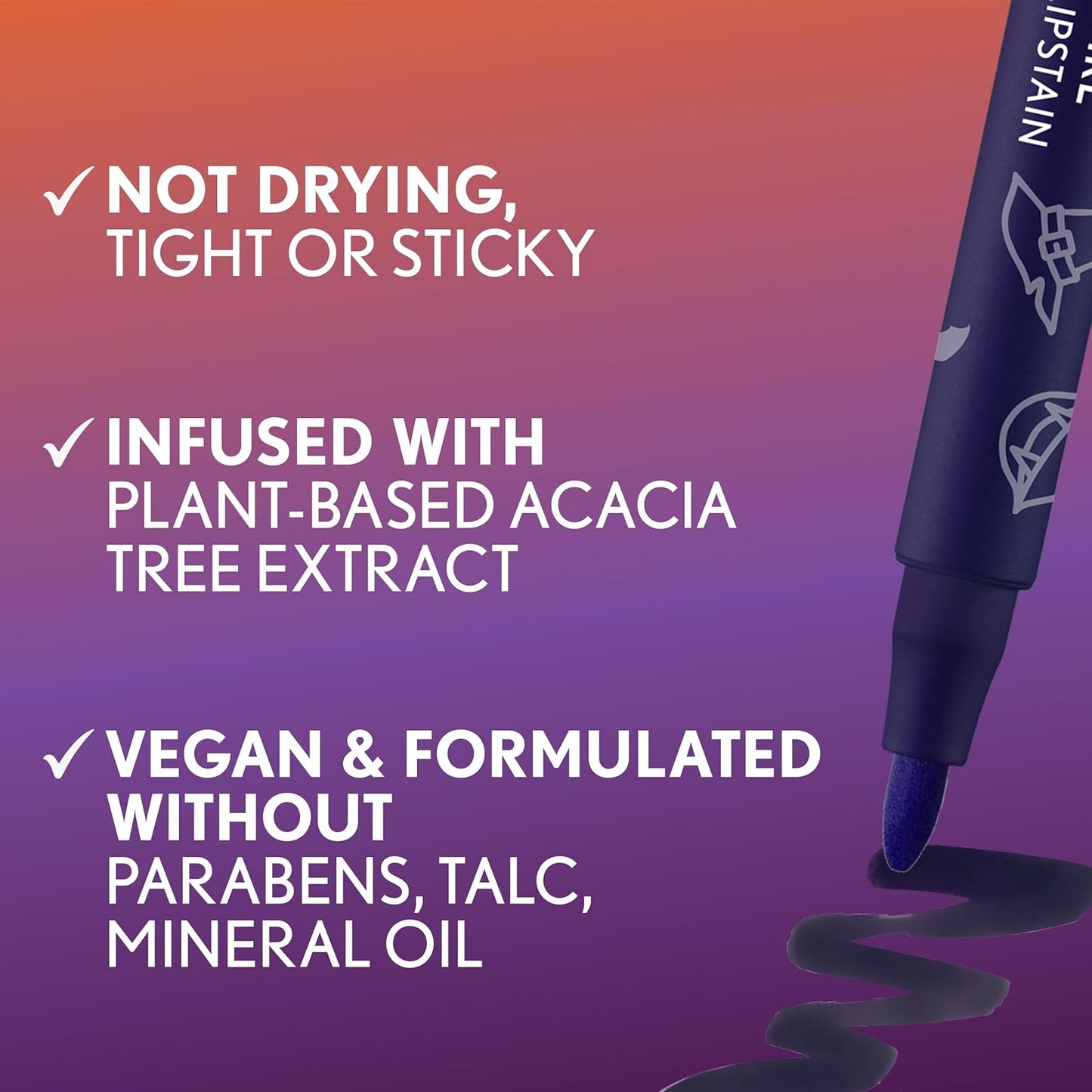 Covergirl Outlast, Spider's Web, Lipstain Halloween Limited Edition, Transfer-Proof, Non-Drying, Lightweight, Buildable, 0.05oz