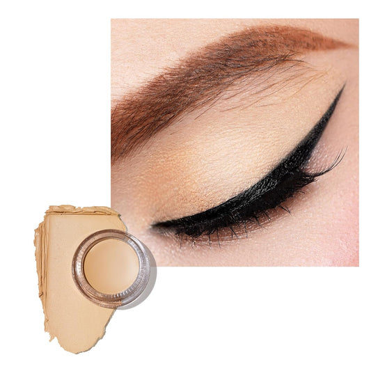 Oulac Matte Eyeshadow 3-in-1 Eyeshadow Eye Primer&Eyeliner Highly Pigmented Waterproof Smudge-proof Long Lasting Wear Smooth&Blendable Formula for Natural Look,Vegan & Cruelty-Free CM04