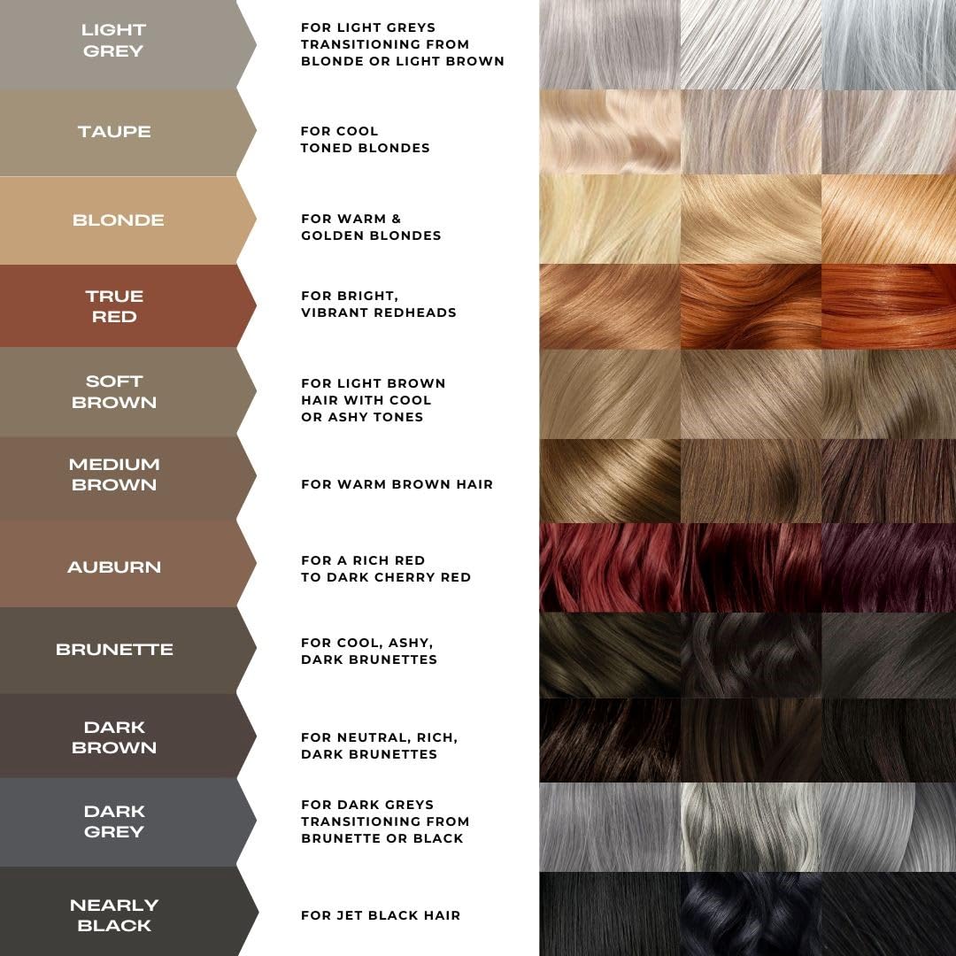 MADLUVV Brow Stamp Refill* - Color Stamp for Brows & Root Touch Up for Women & Men, Instantly Conceal Hair Loss, Grey Hair, Thinning Hair with Stain-Proof/Smudge-Proof Powder Formula (Taupe)