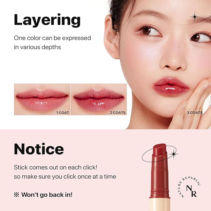 Nature Republic HONEY MELTING LIP (05 PLUM) K-BEAUTY, Lip Plumper, Tint, Balm, Korean, Lip Gloss, Cute, Glow