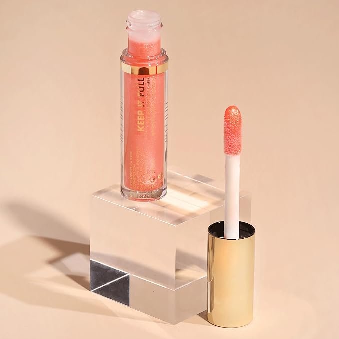 Milani Keep It Full Nourishing Lip Plumper - Sparkling Pink (0.13 Fl. Oz.) Cruelty-Free Lip Gloss for Soft, Fuller-Looking Lips