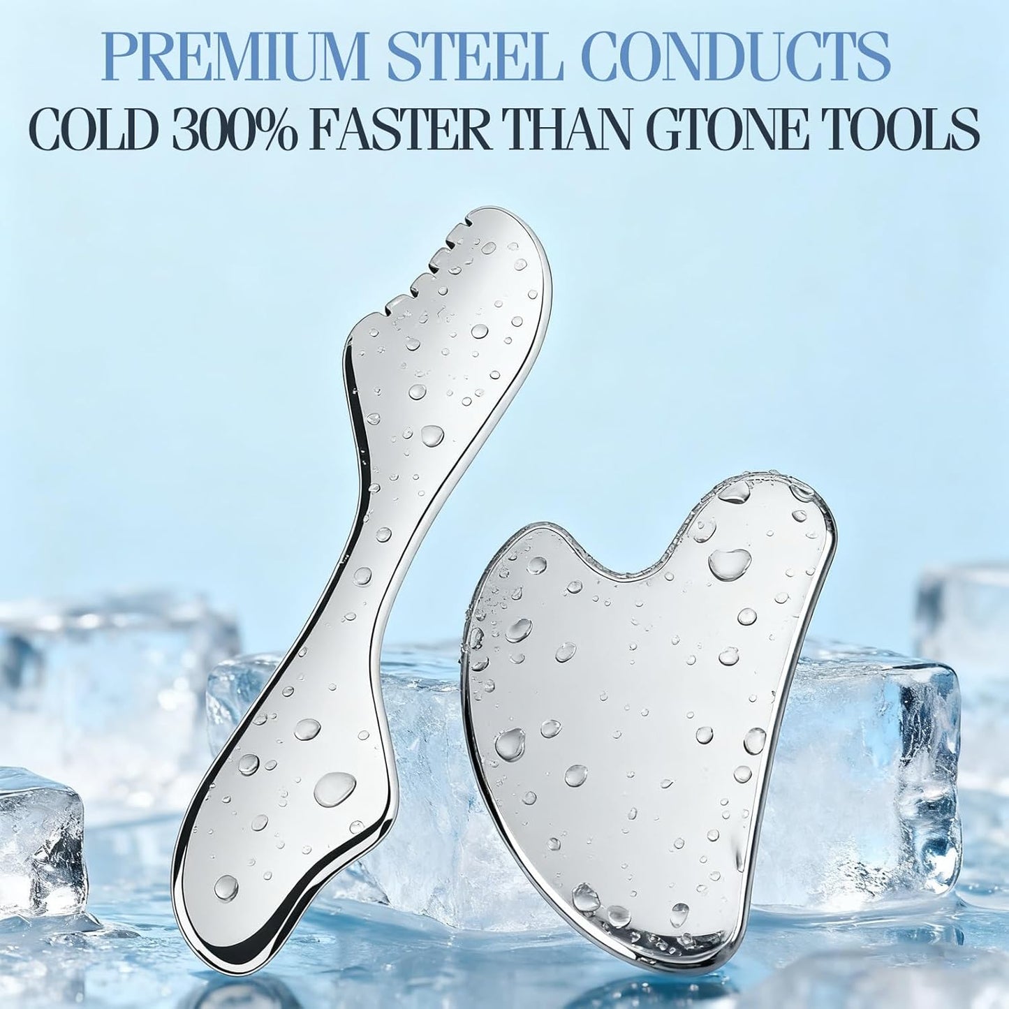 Gua Sha Facial Tools,Guasha Massage Tool for Face&Body, Manual Massage Tool for Lymphatic Drainage &Jawline Sculpting & Puffiness Reducing,Gua Sha Muscle Scraper Tool,Skin-Care Tool