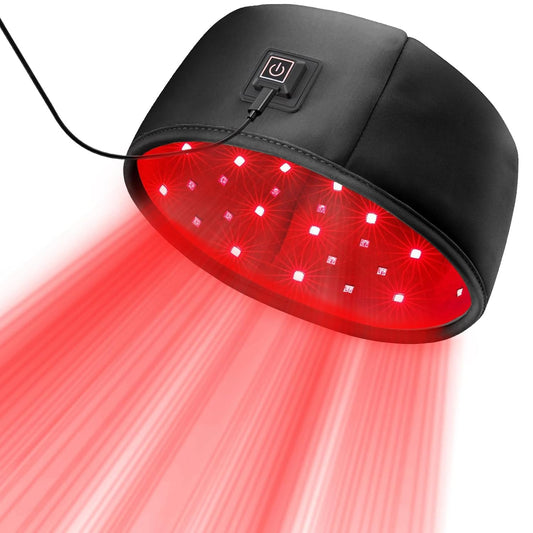 Laser Cap, FDA Cleared Laser Hair Growth Cap, Red Light Therapy promote hair growth in women and men
