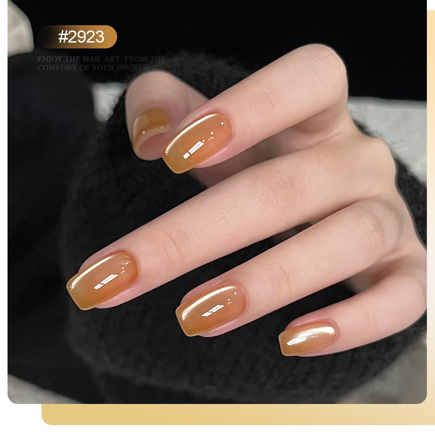 GAOY Silk Glitter Cat Eye Gel Polish Set with Magnet, 6 Colors IncludingJelly Red Green Brown Yellow UV LED Soak Off Nail Polish Home DIY Manicure Nail Salon Varnish