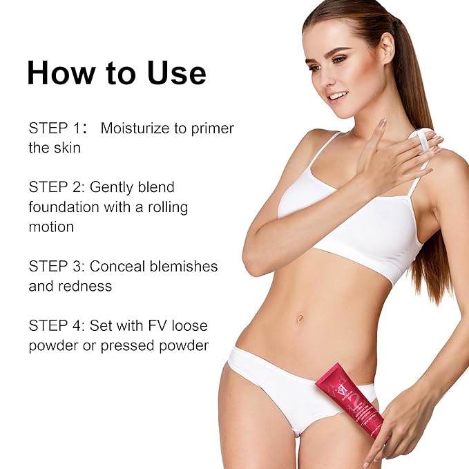 FV 2 Pack Hydrating Liquid Foundation Makeup, Waterproof & Lightweight, Natural Finish with Medium Coverage, Ideal for Dry and Normal Skin (Nourishing Ivory)