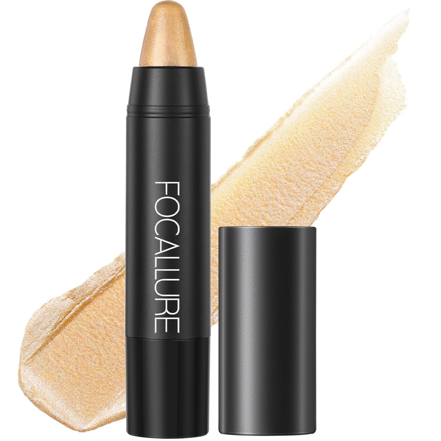 FOCALLURE Ultra Chic Metallic Lipstick,Rich Vitamin E Lip Crayon,Lightweight Shinning Color without Drying or Fading,Long Lasting Lips Makeup,#29 Topaz