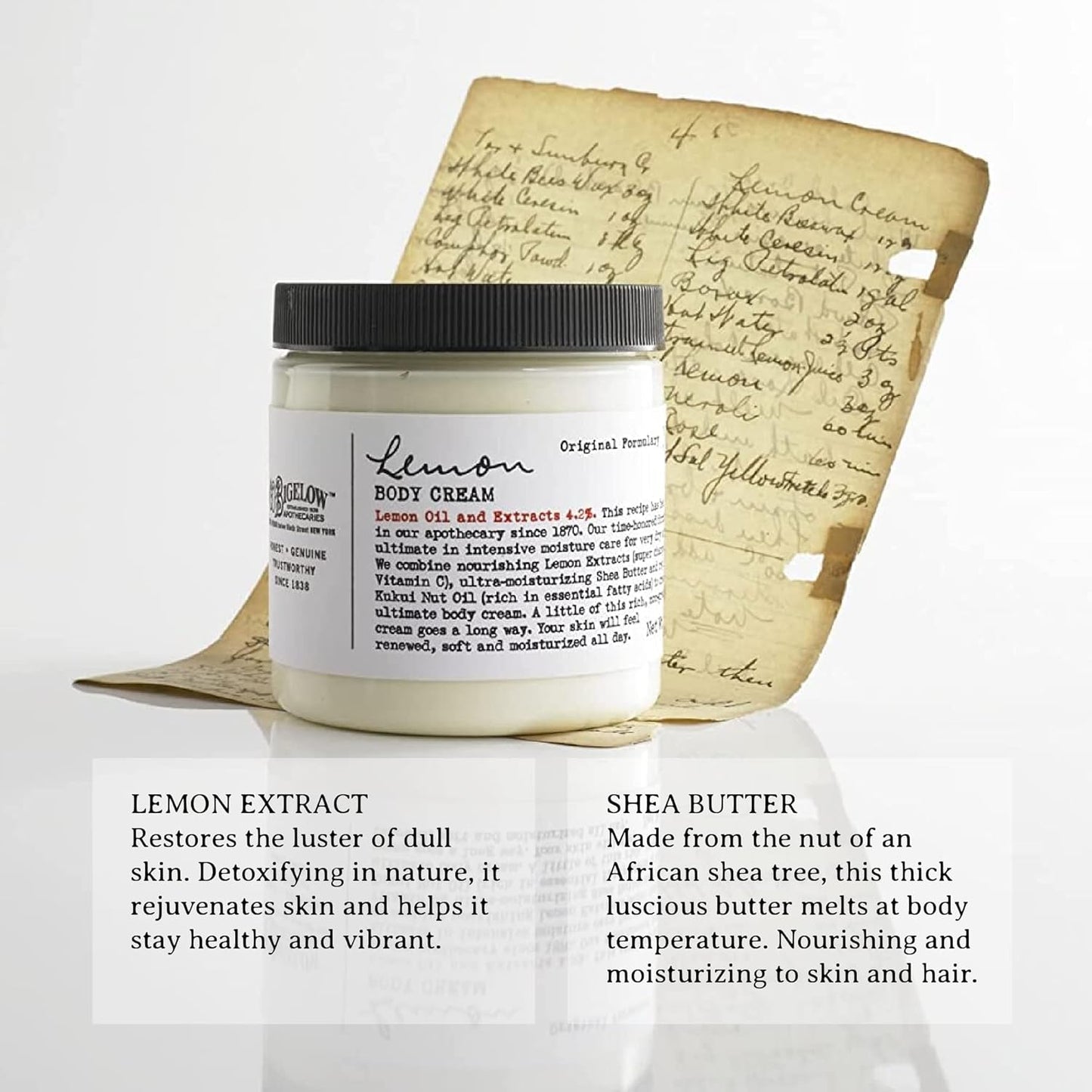 C.O. Bigelow Apothecary Trio Bath & Body Care Gift Set, Lemon Soap, Lemon Hand Treatment & Body Cream, Liquid Hand Wash & Moisturizing Lotions, Set of 3