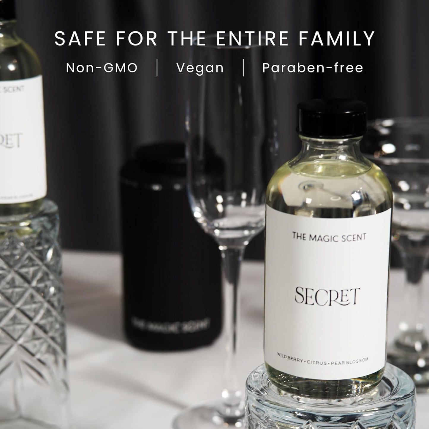 Secret Diffuser Oil - Hotel & Home Luxury Scents - Diffuser Oil Scents for Home Designed for Use in All Diffusers - 8.5 fl oz, 250 mL