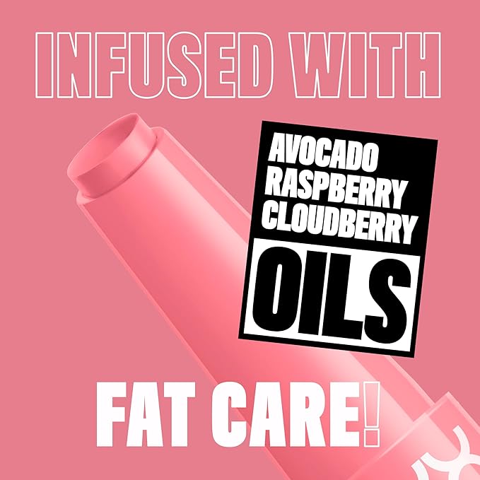 NYX PROFESSIONAL MAKEUP Fat Oil Slick Click, Lightweight, Buildable, Pigmented Vegan Lip Balm - Clout