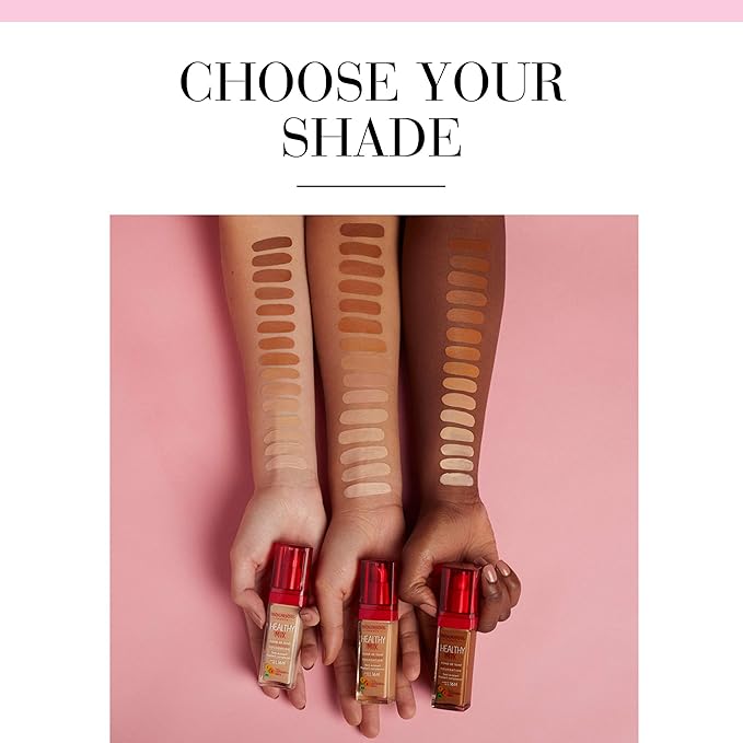 Bourjois Healthy Mix Anti-Fatigue Medium coverage Liquid Foundation 61 Golden, 30ml