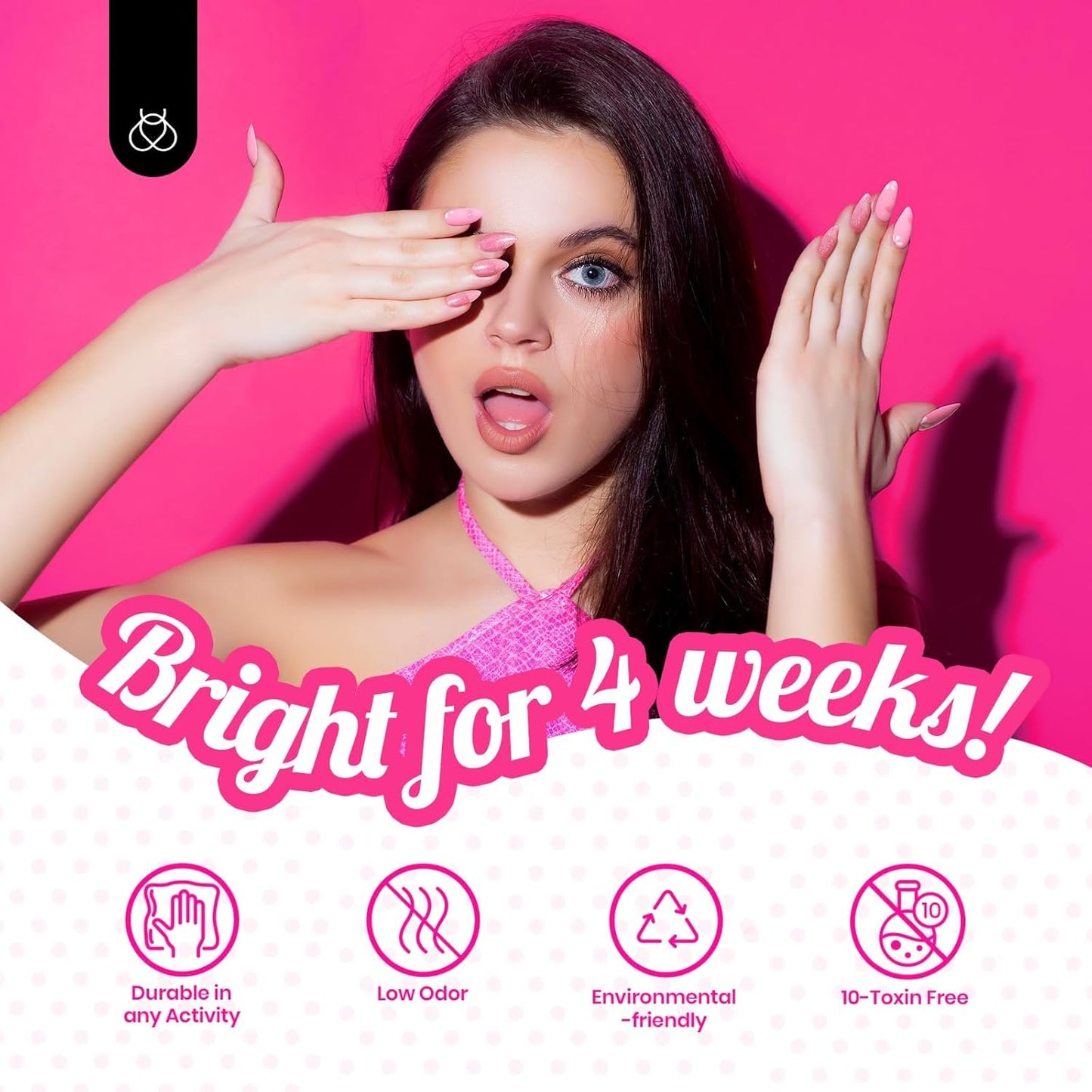 Beetles Pink Glitter Gel Polish – Paradise Twilight Gel Nail Polish, Reflective Glitter Shimmer Pink Flash Dimond Mermaid Unicorn Effect Soak Off UV LED 15ml