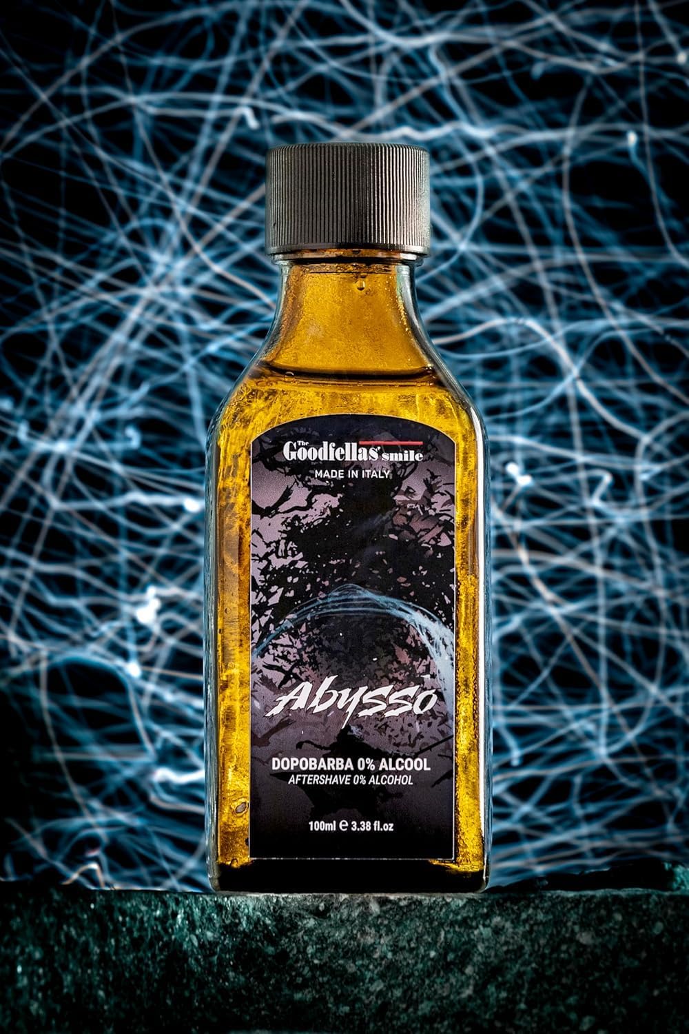 The Goodfellas' smile Soothing Alcohol-Free Aftershave Splash/Tonic, Made in Italy, 100 ml, 3.38 oz (Fresh Citrus, Floral & Oak/ABYSSO)