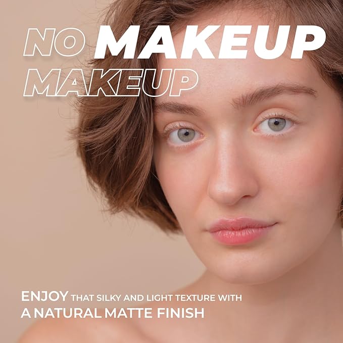 Lamel OhMy Clear Face Powder - Light Natural Coverage & Suet Control - Cruelty Free - Vanilla N.402