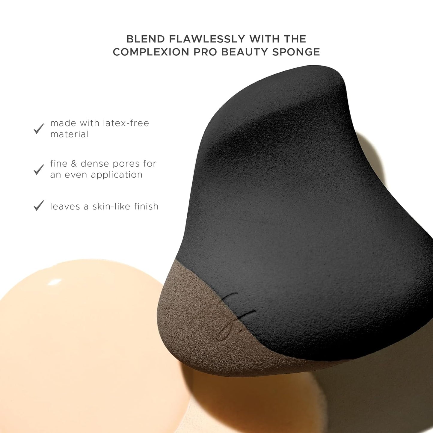 Original Beauty Blender Makeup Sponge Applicator for Powder, Cream & Liquid, Beauty Tools Puff, Streak Free Application, Vegan, Cruelty Free Made in USA, Black (3 Pieces)