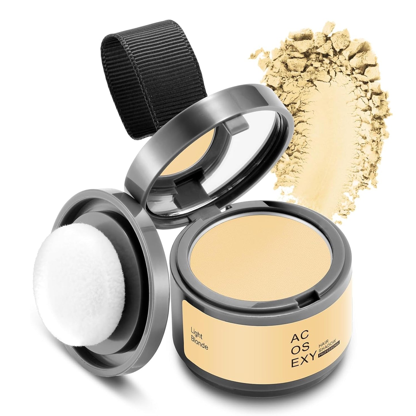 Root Touch Up Powder for Hair Coverage - Instantly Cover Gray, Thinning Hair, Hairline Shadows for Women's Eyebrows, Men's Beard Lines and Bald Spots (Light Blonde)