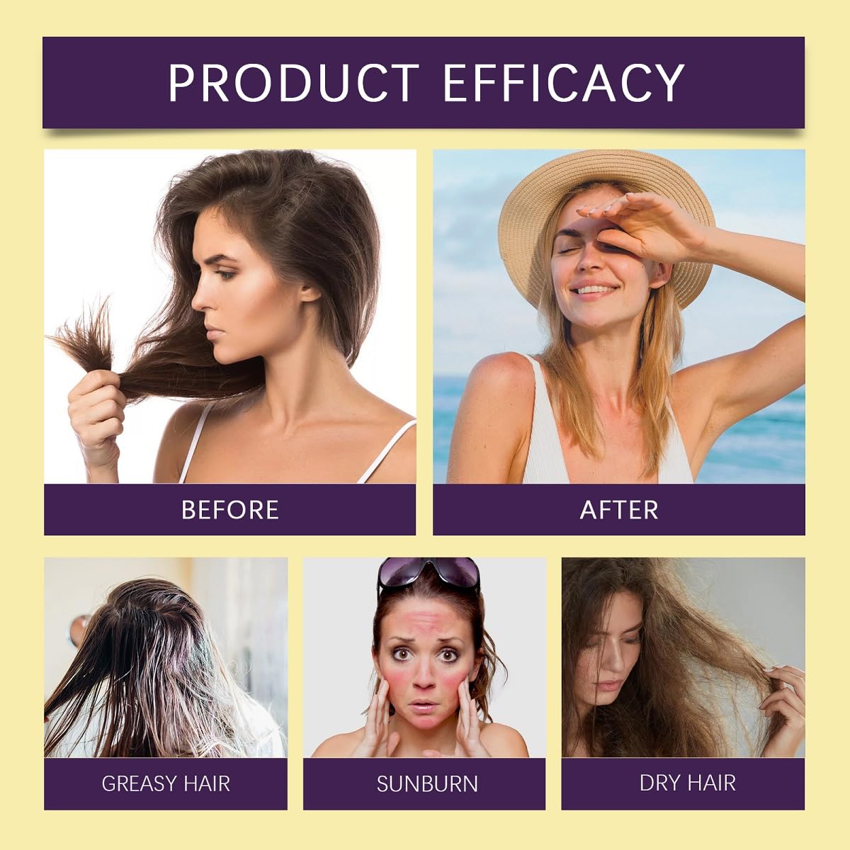 2 Pcs Hair and Scalp Sunscreen Spray SPF 30, Prevents Hair Fading Dryness & Scalp Sunburn for All Skin Type and UV Defense.