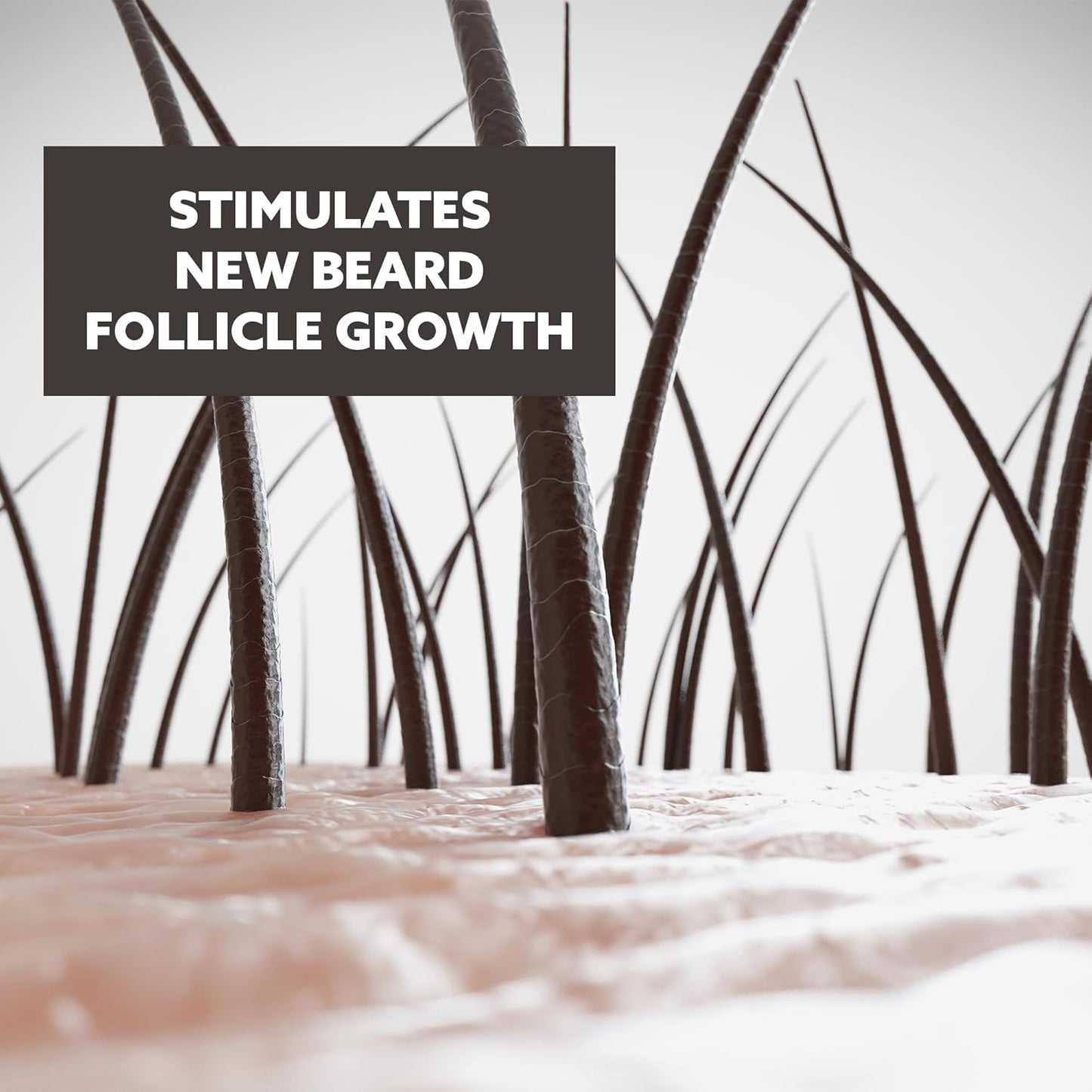 Crafted Beards Beard Growth Oil Serum - 1 fl Oz - Unscented - Helps Grow A Thicker Beard, Improves Beard Health, Fills in Thin and Patchy Spots - (1 Pack)