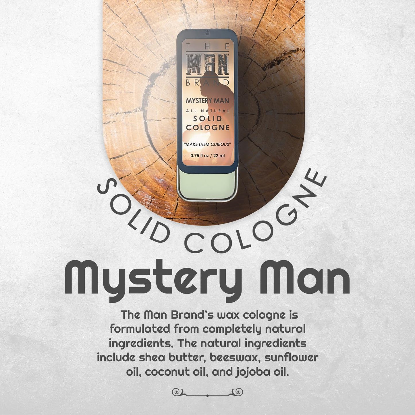 Solid Cologne (3/4 oz (Pack of 1), Mystery Man)