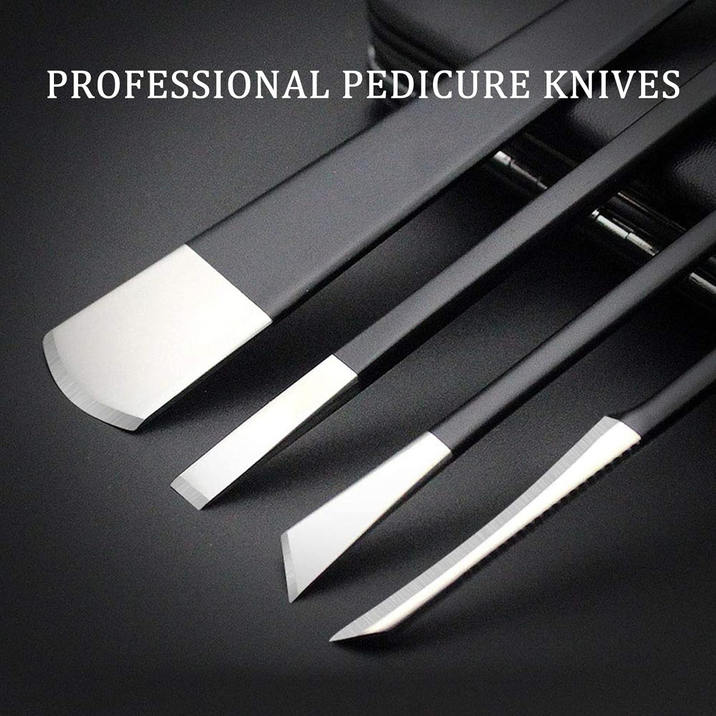 Professional Pedicure Knife Set Callus Knife for Feet Ingrown Toenail Knives Foot Care Tools Dead Skin Removal Nail Scraper File