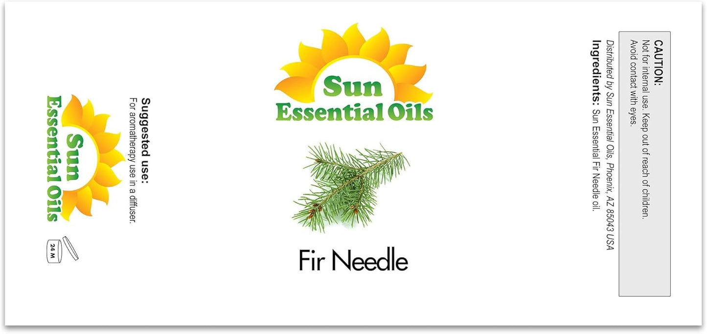 Sun Essential Oils 8 oz Bulk Fir Needle Essential Oil